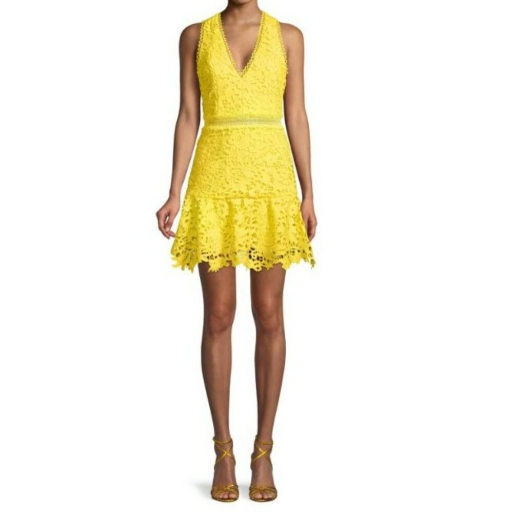 Alice + Olivia Yellow Sundress